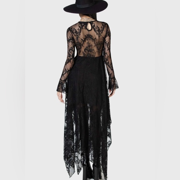 Killstar shadow figure maxi lace dress xs - Picture 2 of 7
